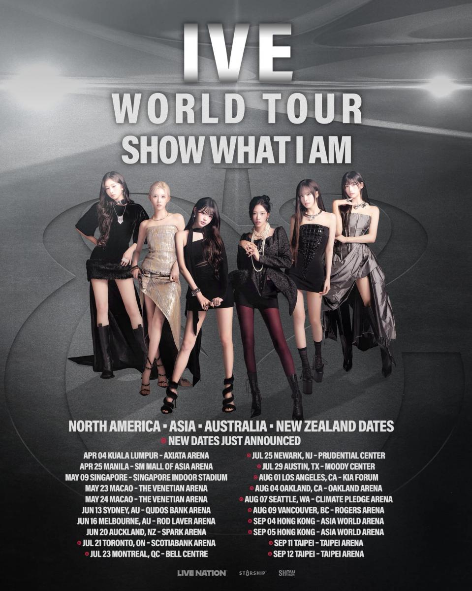 IVE Expand Show What I Am World Tour With Summer Dates In North